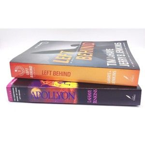 Left Behind Books Lot of 2 Paperback Left  Behind & Apollyon Christian Read God